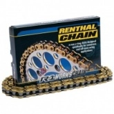 Цепь приводная Renthal 428 G&B R1/130 Gold/Black