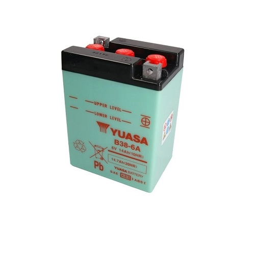 Акумулятор Yuasa B38-6A