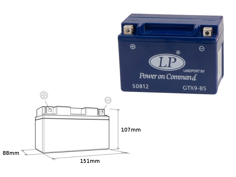Аккумулятор Landport GTX9-4 L