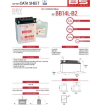 Аккумулятор BS BB14L-B2