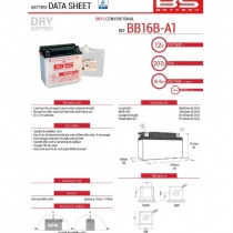 Аккумулятор BS BB16B-A1