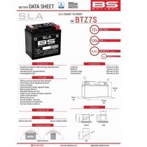 Аккумулятор BS BTZ7S FA 12V