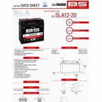 Аккумулятор BS SLA12-20 (FA)