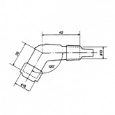 Наконечник свечи зажигания NGK YD05F SW