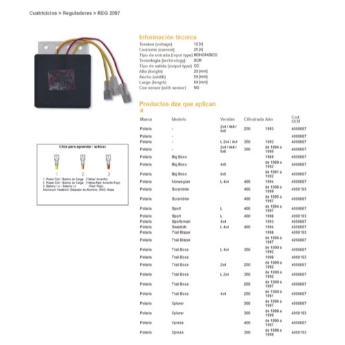 Регулятор напруги DZE REG 2097