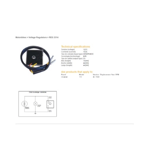 Регулятор напруги DZE REG 2314