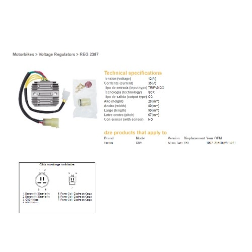 Регулятор напруги DZE REG 2387