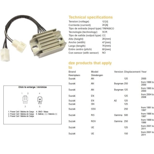 Регулятор напруги DZE REG 2408