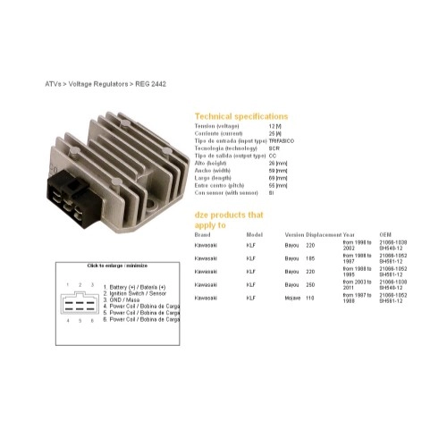 Регулятор напряжения DZE REG 2442