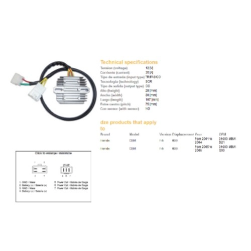 Регулятор напруги DZE REG 2461