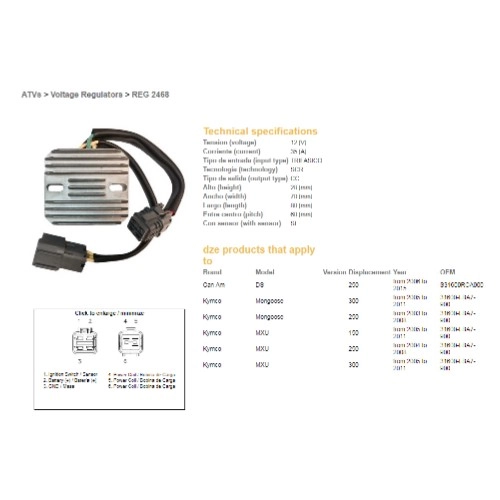 Регулятор напруги DZE REG 2468