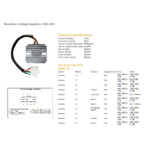 Регулятор напруги DZE REG 2481