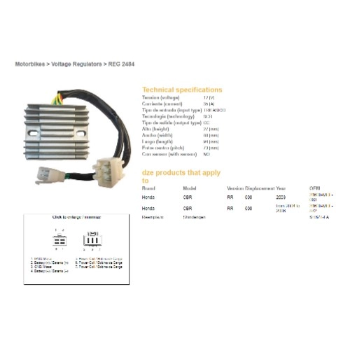 Регулятор напруги DZE REG 2484