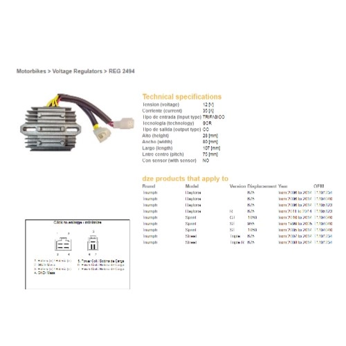 Регулятор напруги DZE REG 2494