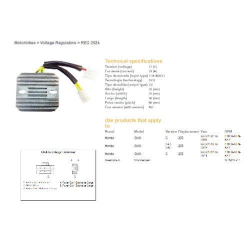 Регулятор напруги DZE REG 2524