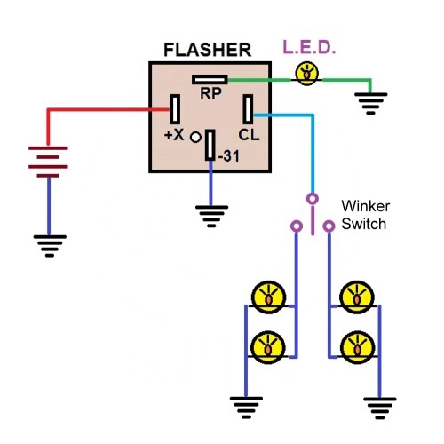 Реле поворотів JMP BD08-U0018