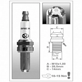 Свеча зажигания Brisk COR10LGS