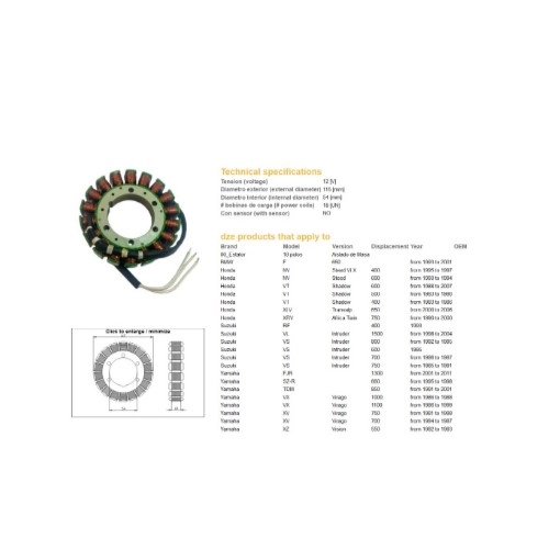 Статор генератора DZE 2890