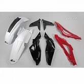 Комплект пластика UFO HUKIT607-999 White/Red/Black