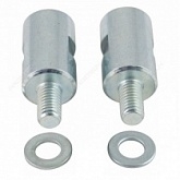 Кронштейны крепления защиты рук Racetech DSPMSMRAL40 Silver