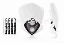 Пластик обтекателя переднего Motorace White