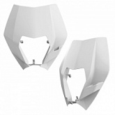 Пластик обтекателя переднего Polisport 8666700002 White