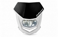 Пластик обтекателя переднего Polisport 8667100002 Black/White