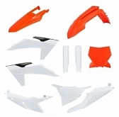 Комплект пластика Polisport 91286 Orange/White