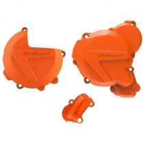 Защита крышек зажигания и сцепления Polisport 90992 Orange