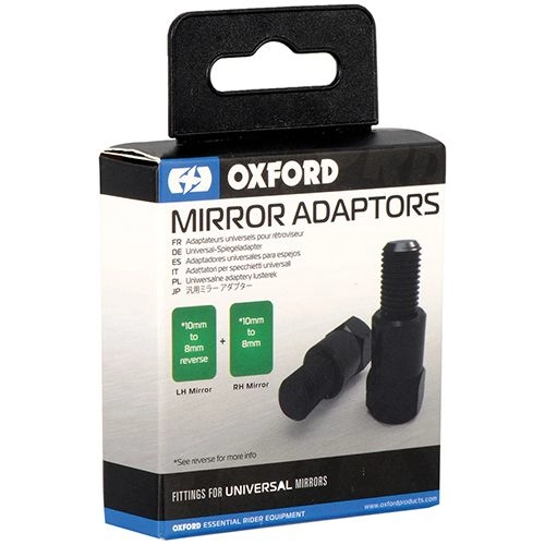 Адаптери дзеркал Oxford OX579 10mm to 8mm Black