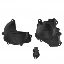 Защита крышек зажигания и сцепления Polisport 90961 Black
