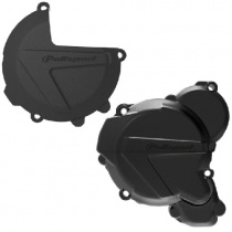 Комплект защиты крышки сцепления и генератора Polisport 90968 Black