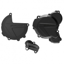 Защита крышек зажигания и сцепления Polisport 90991 Black