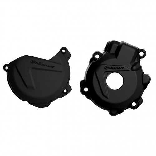 Комплект захисту кришки зчеплення та генератора Polisport 90978 Black