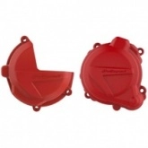 Комплект защиты крышки сцепления и генератора Polisport 91001 Red
