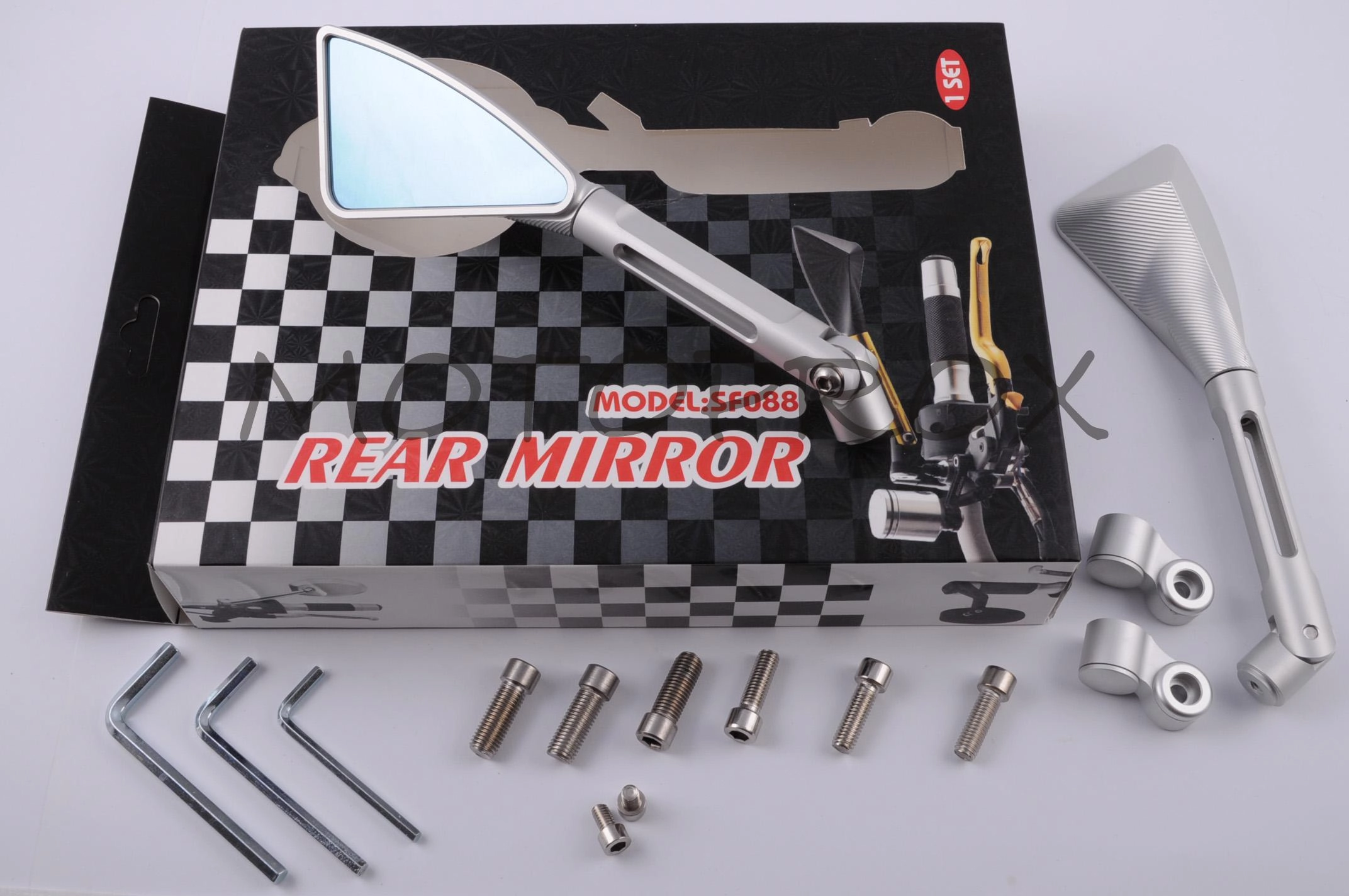 Дзеркала CNC ZPC-005 Silver