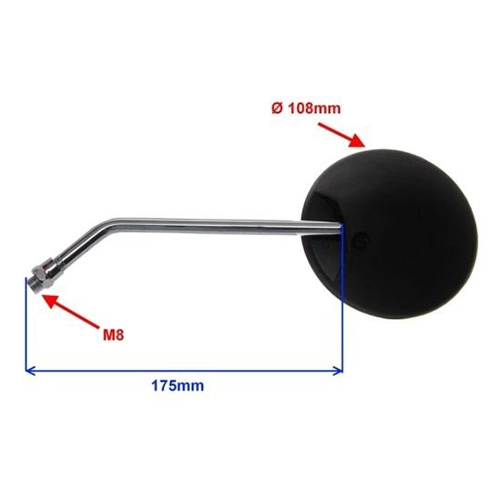Дзеркала Motorace ZMR-006 Black