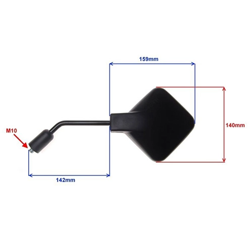 Дзеркала Motorace ZMR-010 Black