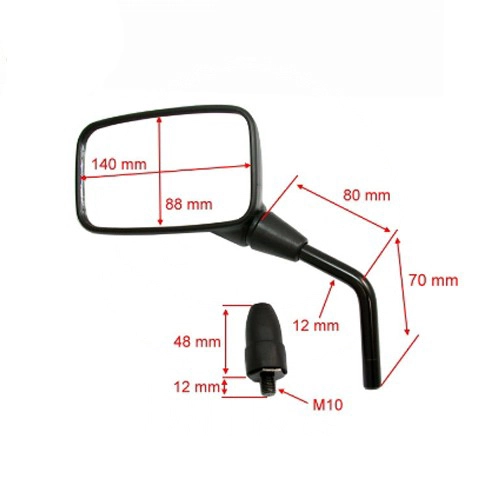 Дзеркало JMT BKY-052 Black