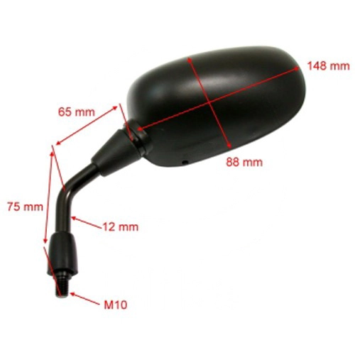 Дзеркало JMT BKY-535 Black