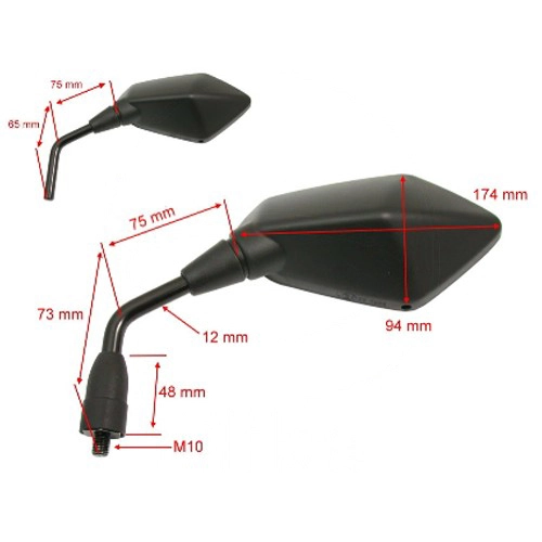 Дзеркало JMT BKY-536 Black