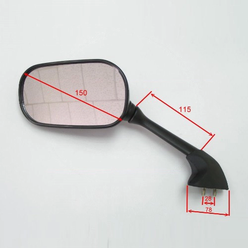 Дзеркало Vicma EY723I Black