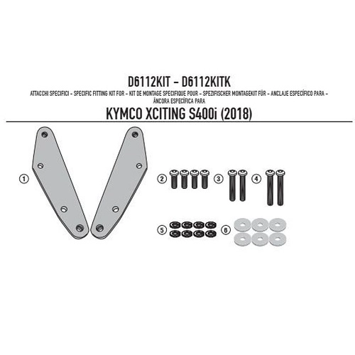 Кріплення вітрового скла Kappa D6112KITK