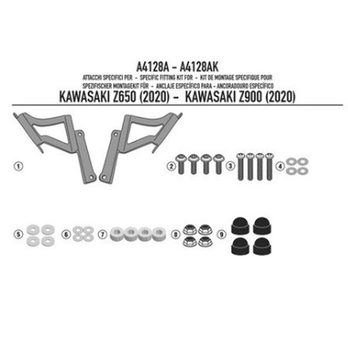 Кріплення вітрового скла Kappa A4128AK