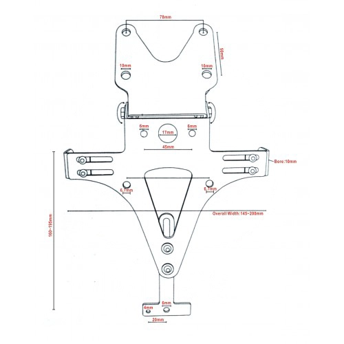 Кріплення таблички номерного знака JMP BD12-0007A