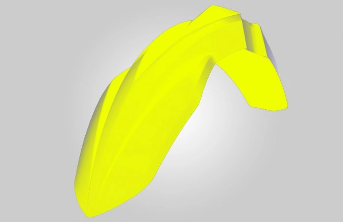 Крило переднє Polisport 8574500004 Yellow