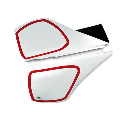 Пластик бокового номера UFO ME08064W White