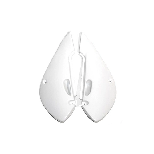 Пластик бокового номера UFO SU03923-041 White