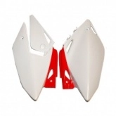 Пластик бокового номера UFO HO03647W White/Red