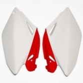 Пластик бокового номера UFO HO04606W White/Red